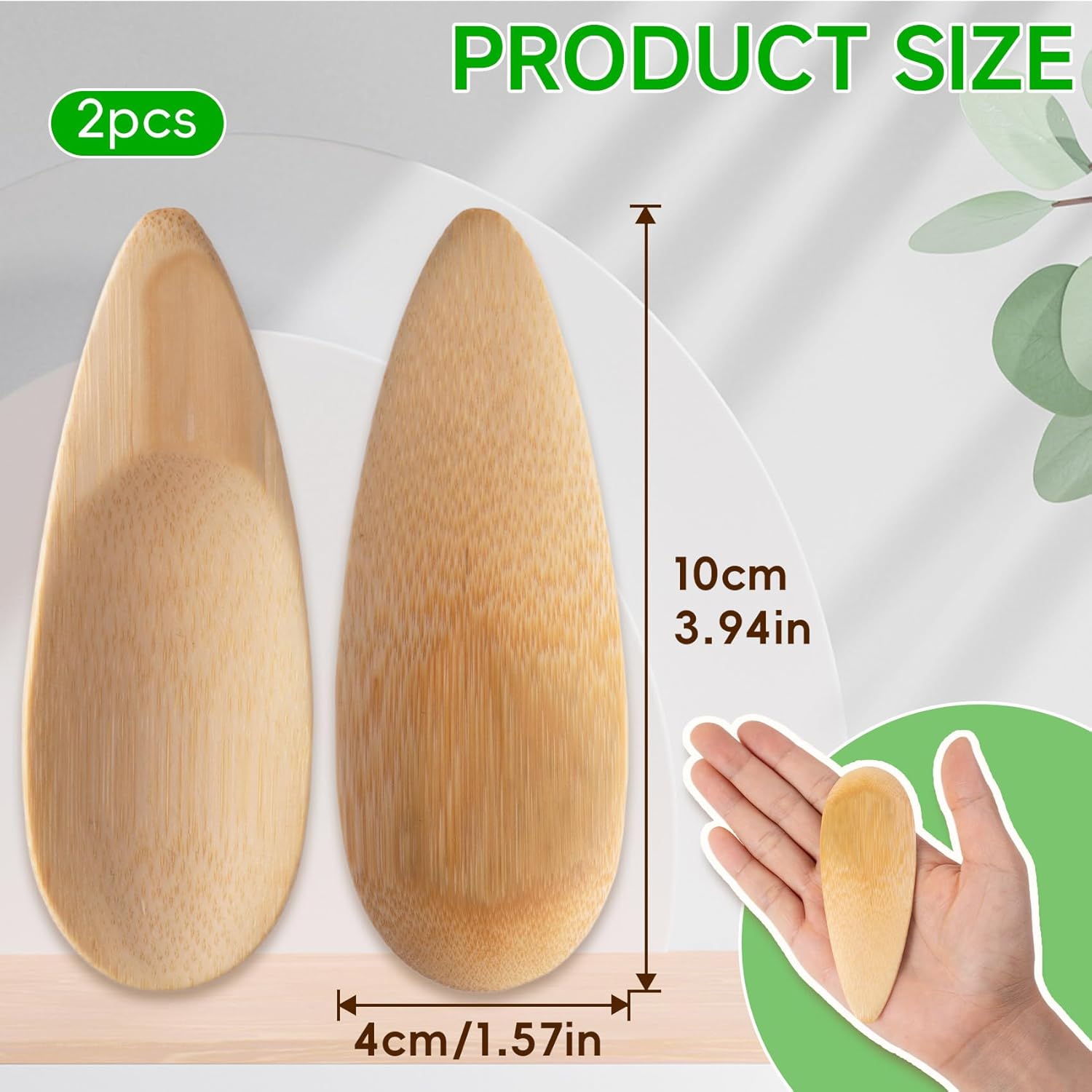 Reusable Bamboo Cream Applicator